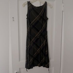 VTG Brown Plaid Ralph Lauren Dress